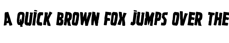 Preview of Ghoulish Intent Staggered Regular font