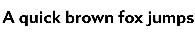 Preview of Gibbs Bold font