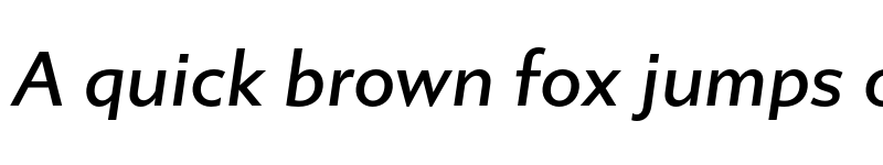 Preview of Gibbs Medium Italic font