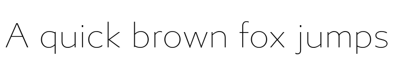 Preview of Gibbs Thin font