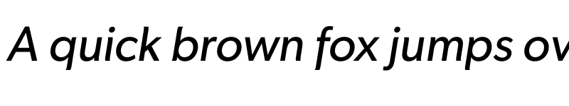 Preview of Gibson Italic font