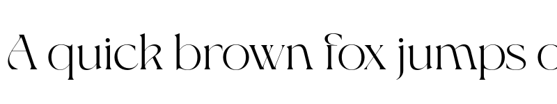 Preview of Giflika Regular font