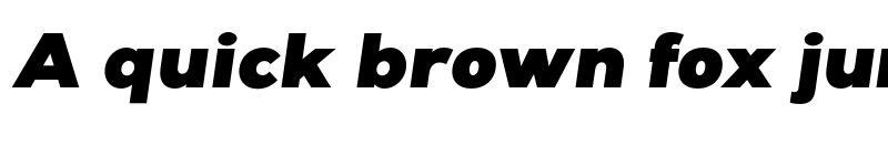 Preview of Giga Sans Black Italic font