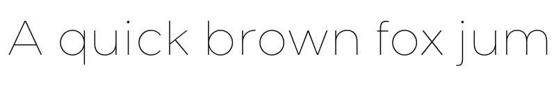 Preview of Giga Sans Thin font