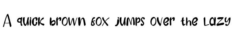 Preview of Gilang Regular font