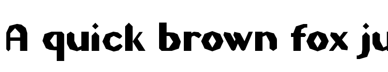 Preview of Gilgongo Sledge Regular font