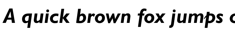 Preview of Gill Sans Bold Italic font