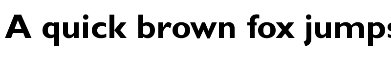 Preview of Gill Sans Bold font