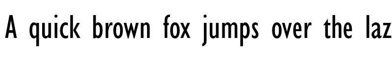 Preview of Gill Sans Condensed Regular font