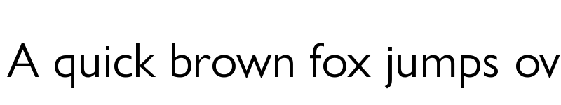 Preview of Gill Sans Nova Book font