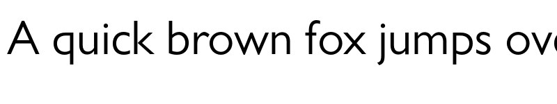 Preview of Gill Sans Regular font