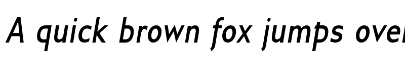 Preview of Gillius ADF Bold Cond Italic font