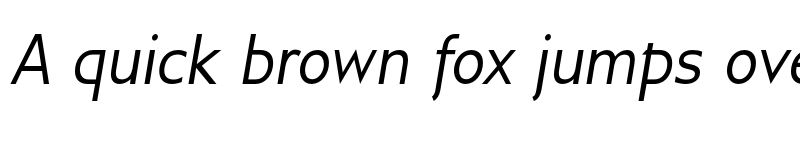 Preview of Gillius ADF Italic font