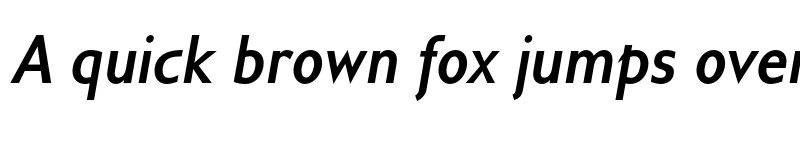 Preview of Gillius ADF No2 Bold Cond Italic font