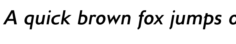 Preview of Gillius ADF No2 Bold Italic font