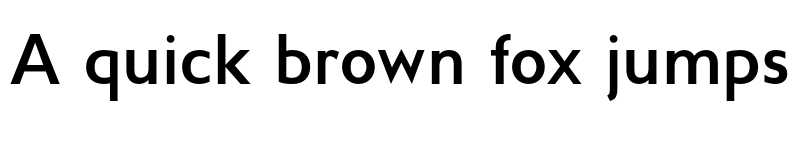 Preview of Gillius ADF No2 Bold font