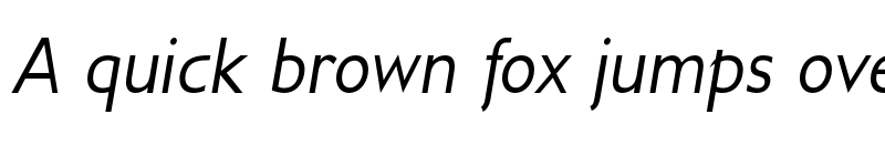 Preview of Gillius ADF No2 Italic font
