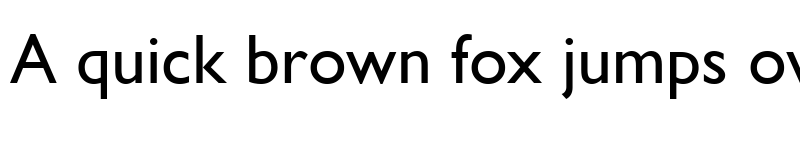 Preview of GillSansWGL ? font