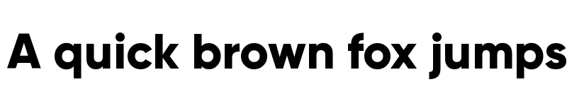 Preview of Gilroy ExtraBold font