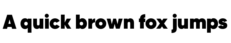 Preview of Gilroy Heavy font