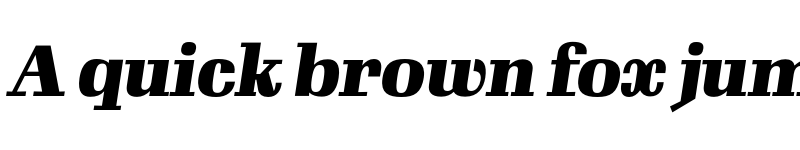 Preview of Gimlet Display Black Italic font