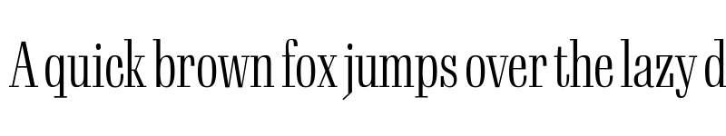 Preview of Gimlet Display Compressed Light font