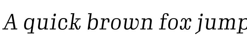 Preview of Gimlet Micro Narrow Light Italic font