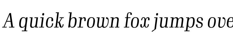 Preview of Gimlet Text Compressed Light Italic font