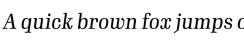 Preview of Gimlet Text Condensed Italic font