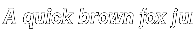 Preview of Gin And Tonic Out PERSONAL Italic font