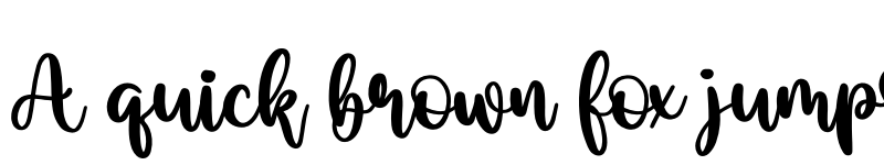 Preview of Gina Angle Regular font