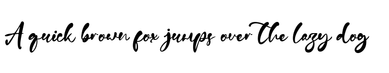 Preview of Gina Sean Regular font