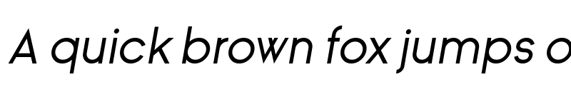 Preview of Ginora Sans Oblique font