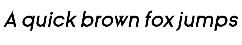 Preview of Ginora Sans Semi Bold Oblique font