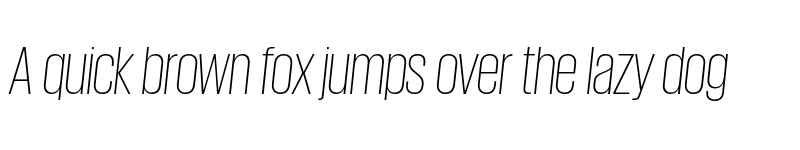 Preview of Giorgio Sans Trial Extralight Italic font