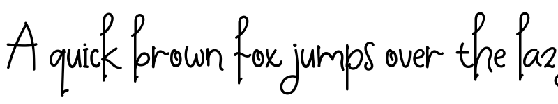 Preview of Girls Hairy Regular font