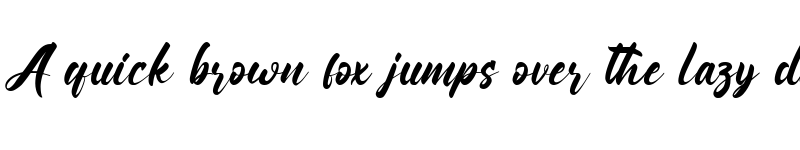 Preview of Gisselle Regular font