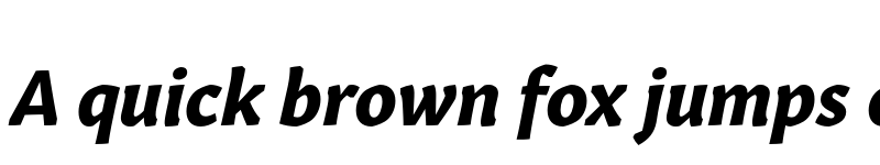 Preview of Gitan Latin Bold Italic font