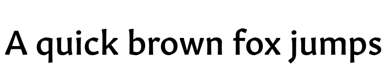 Preview of Gitan Latin Medium font