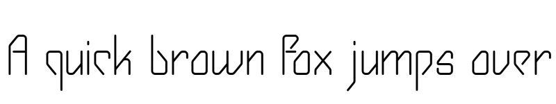 Preview of Gizmo Regular font