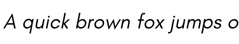 Preview of Glacial Indifference Italic font