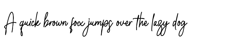 Preview of Gladimour Regular font