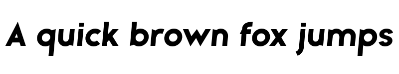 Preview of Gladiora Demo Black Italic font