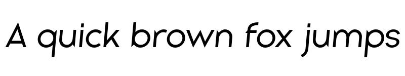 Preview of Gladiora Demo Italic font