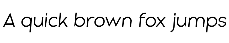 Preview of Gladiora Demo Light Italic font