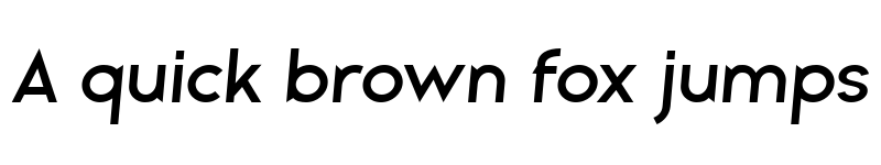 Preview of Gladiora Demo Semi Bold Italic font