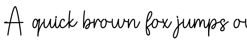 Preview of Gladis Regular font