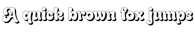 Preview of Gladolia DEMO Shadow font