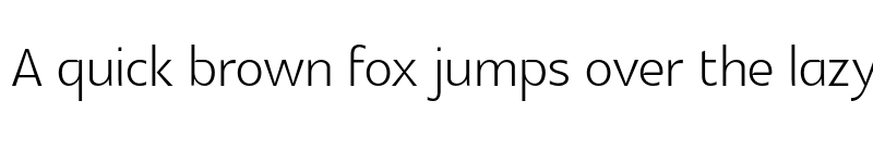 Preview of Glametrix Light font