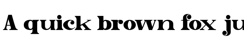 Preview of Glamour Actual Regular font